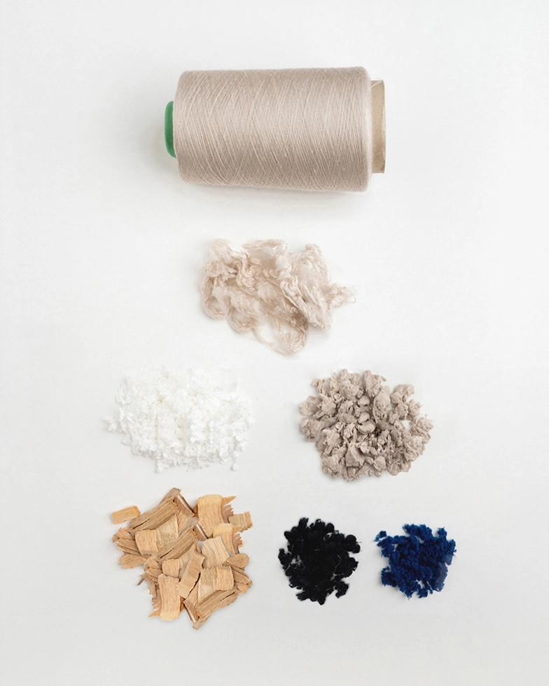 Various materials such as wood and cellulose (Photo)